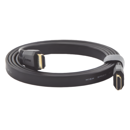 Cable HDMI 2.0 Plano de 1.5 Metros (4.92 Pies) / 4K@60Hz / HDR / 3D / HEC (Canal Ethernet HDMI) / ARC (Canal de Retorno de Audio / Color Profundo de