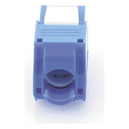 Módulo Jack Keystone Cat5e (Toolless), con Terminación en Ángulo 180 - Color Azul, Compatible con Faceplate y Patchpanel Linkedpro