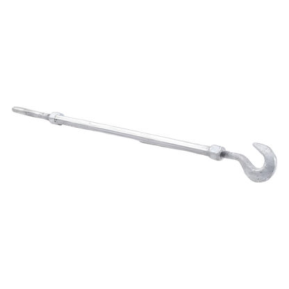 Tensor de 1/2" x 12" Acero Forjado OJO-GANCHO Galv. Inmersión en Caliente (Carga Max. 1500 lbs).