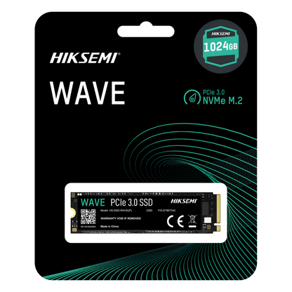 SSD M.2 NVMe PCIe 3.0 / 1024 GB / 2280 MB/s Lectura / 1800 MB/s Escritura / 3D NAND / M.2 2280