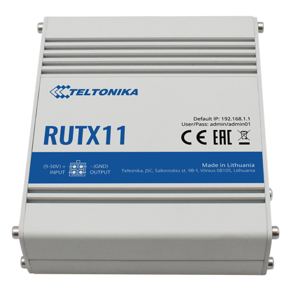 Router Industrial LTE 4.5G Cat 6 / 300 Mbps / WiFi 5 Dual Band / 4 Puertos Gigabit / Doble SIM / GNSS / PoE