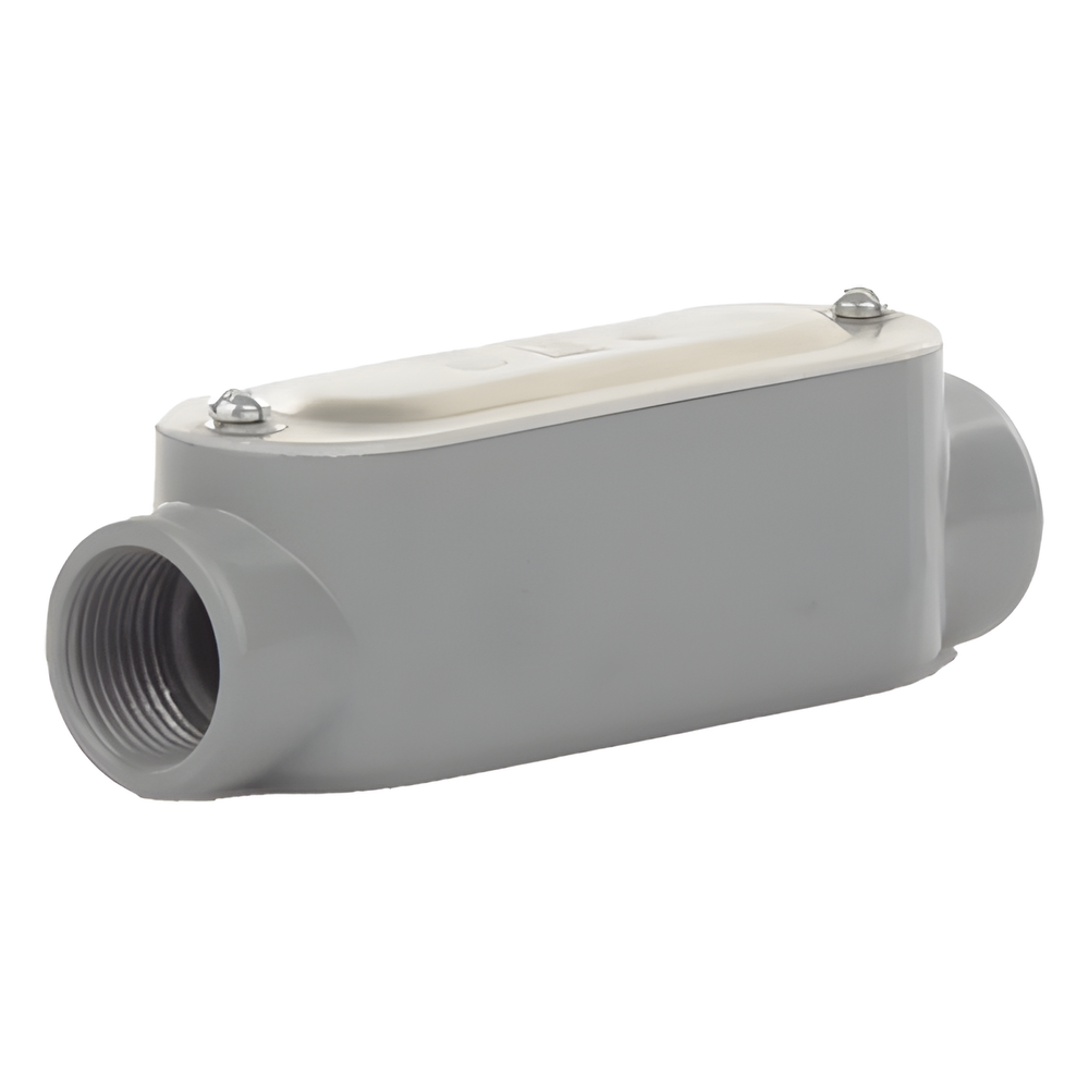 Caja Condulet tipo C de 3/4" (19.05 mm) Incluye tapa y tornillos.