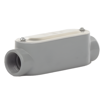 Caja Condulet tipo C de 3/4" (19.05 mm) Incluye tapa y tornillos.