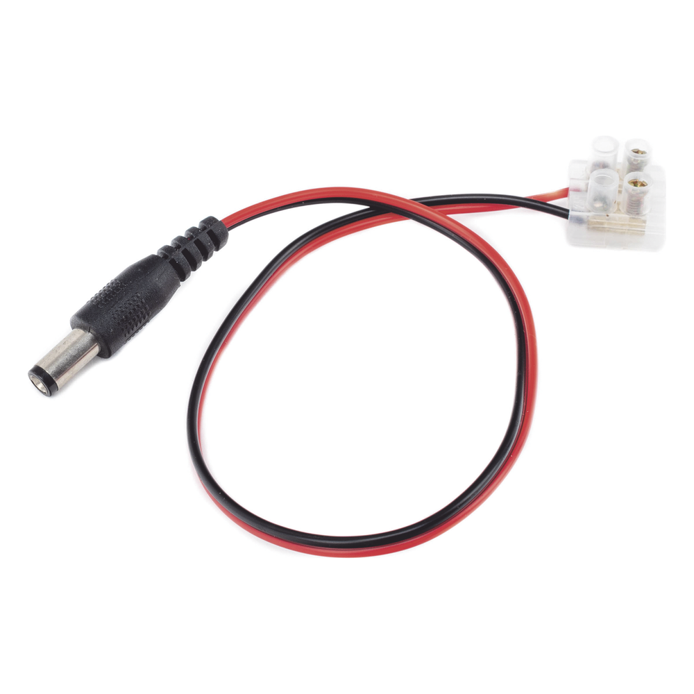Cable de Alimentación con Conector Macho a Bloque de Terminal Atornillable / Calibre 18 AWG / Longitud 28.5 cm (11.22 Pulgadas) / Ideal para
