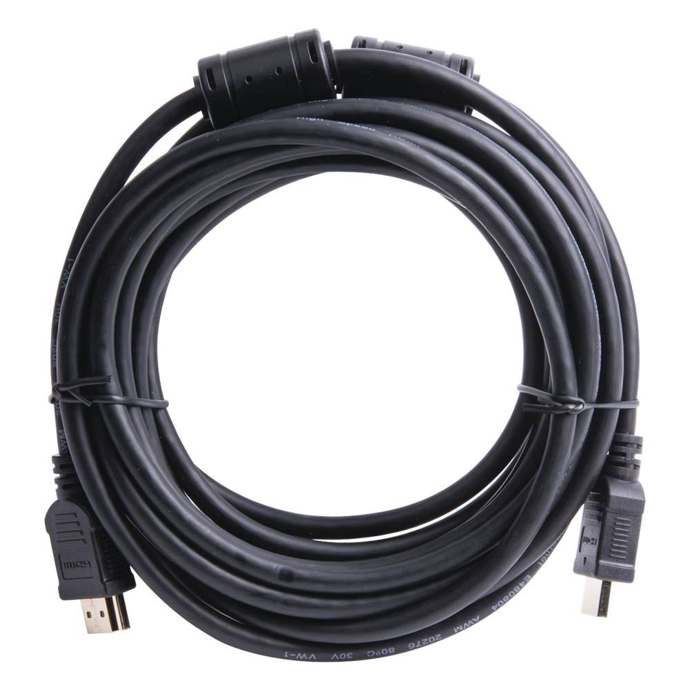 Cable HDMI de 1.8 Metros (5.91 Pies) (High Speed) / Resolución 4K / Soporta Canal de Retorno de Audio (ARC)/ Soporta 3D / Blindado para Reducir