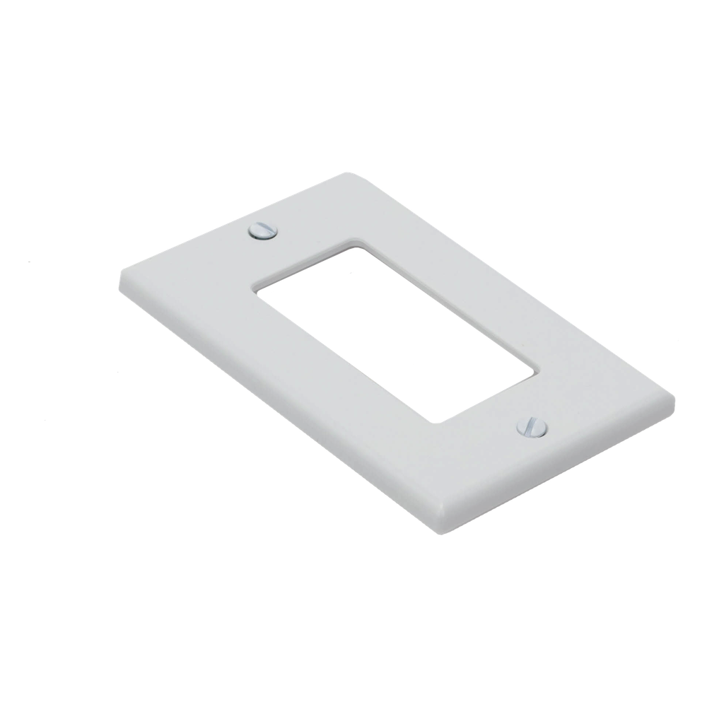 Tapa para Contacto Rectangular Color Blanco.