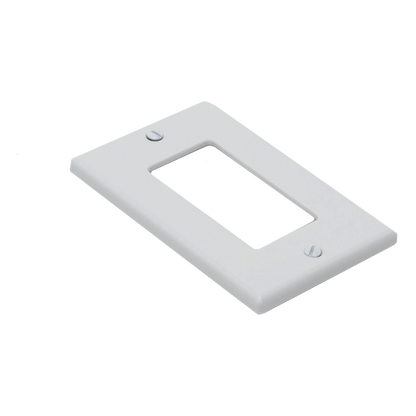 Tapa para Contacto Rectangular Color Blanco.