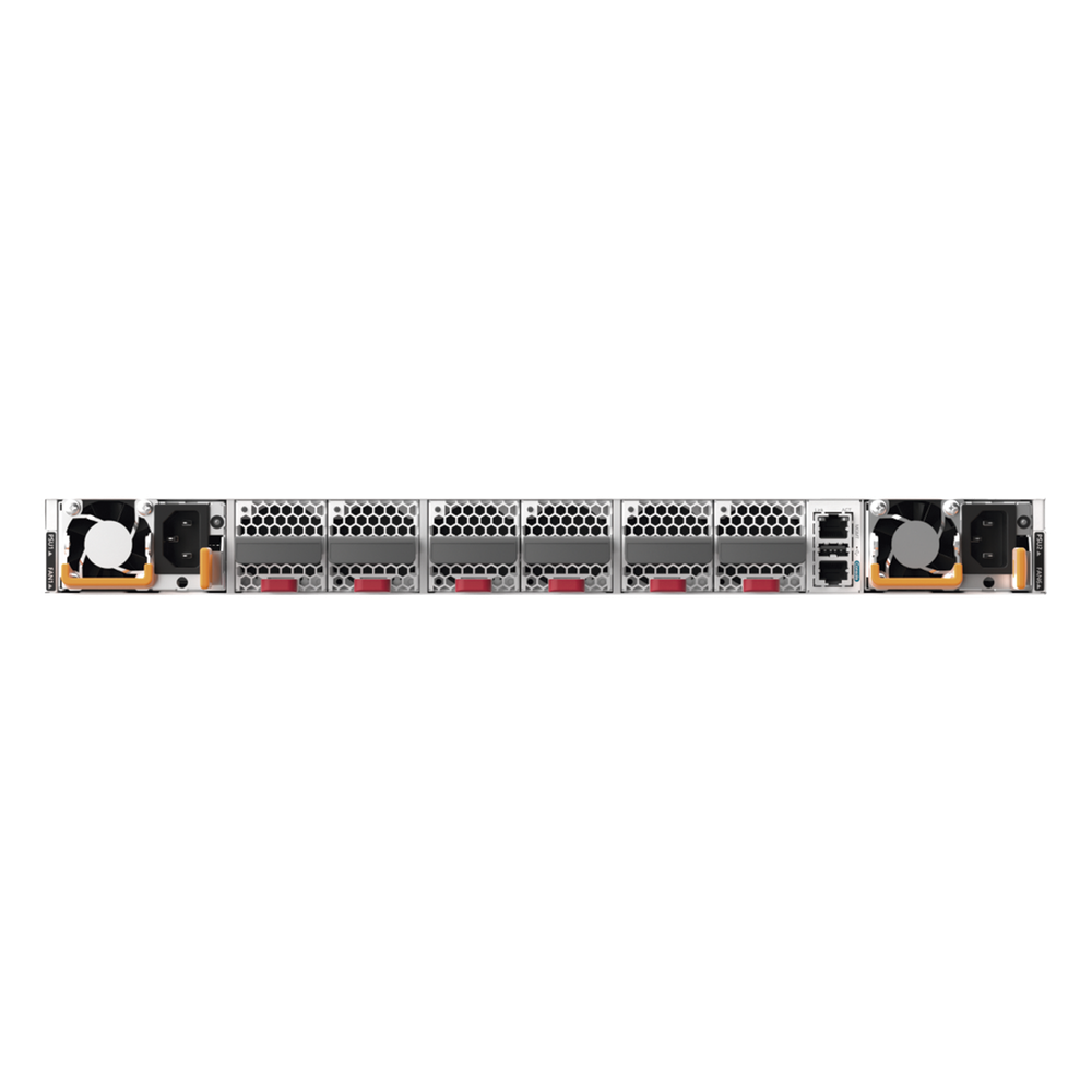 Switch Data Center 100GE / 48 Puertos DSFP 100GE + 8 QSFP-DD 400GE / 16.0 Tbps 5350 Mpps / RDMA RoCEv2 PFC ECN Lossless Ethernet / Capa 3 Spine-Leaf