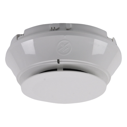 Detector de humo fotoeléctrico direccionable FlashScan, sensibilidad preajustada 1.5%, para lazo SLC de 2 hilos, color blanco