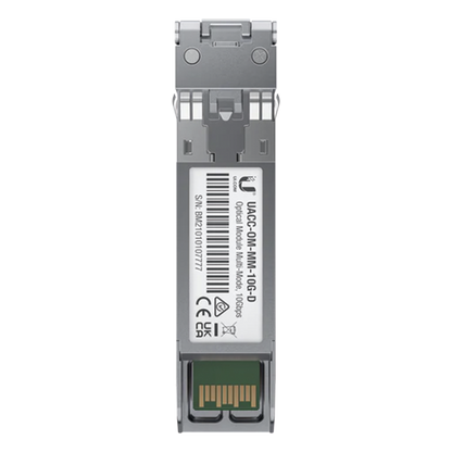 UFiber Módulo SFP+ 10G, transceptor MiniGibic MultiModo 10 Gbps, distancia 300m, conectores LC, paquete de 2 piezas