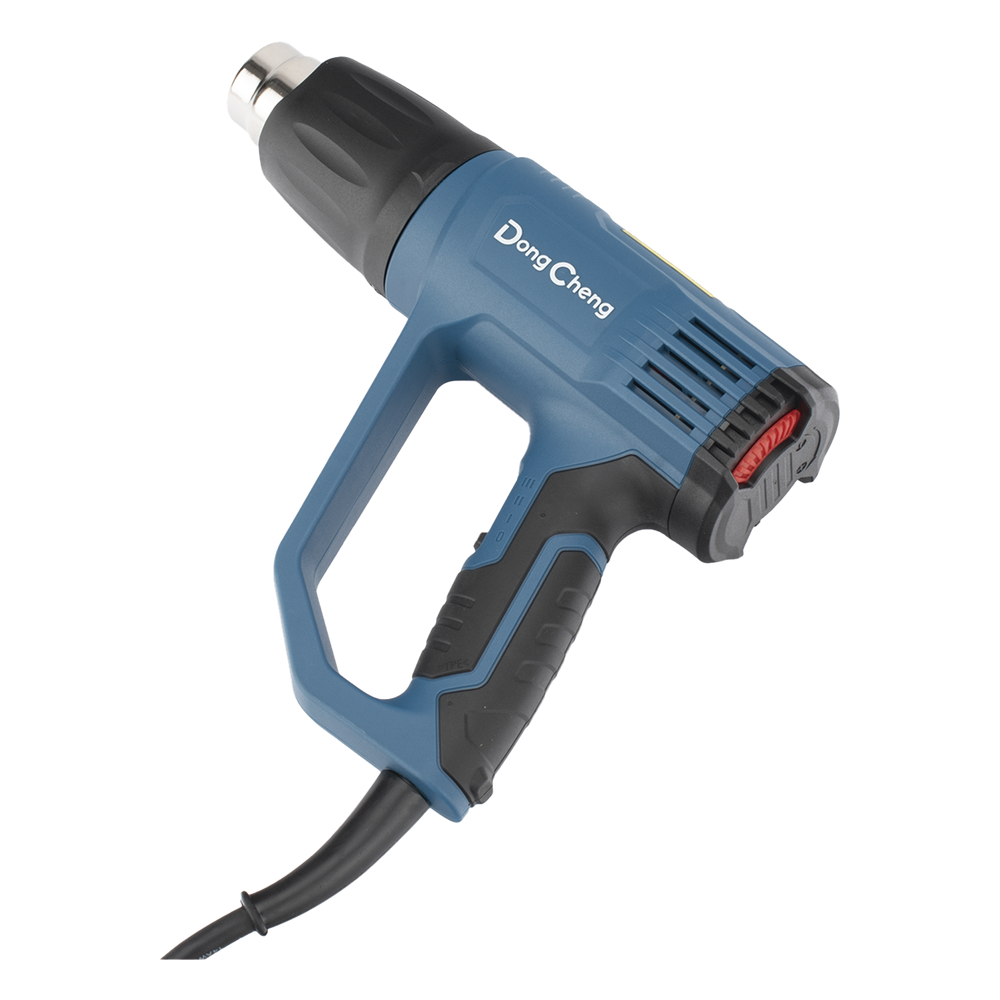 Pistola de Calor de 1600W, con 3 niveles de Temperatura variable, Incluye 2 Boquillas