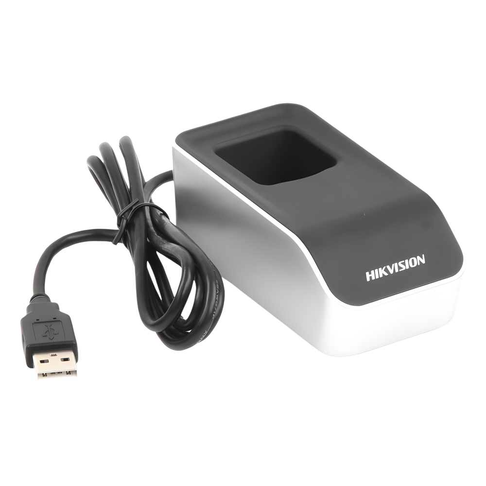 Enrolador USB de Huellas para Software Hikvision / iVMS-4200 / HikCentral / HikConnect Teams / Facilita el Alta de Huellas al Software / Conexión USB