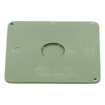 Tapa para Caja Cuadrada de 4 " para instalaciones con tubería PVC Conduit pesado.