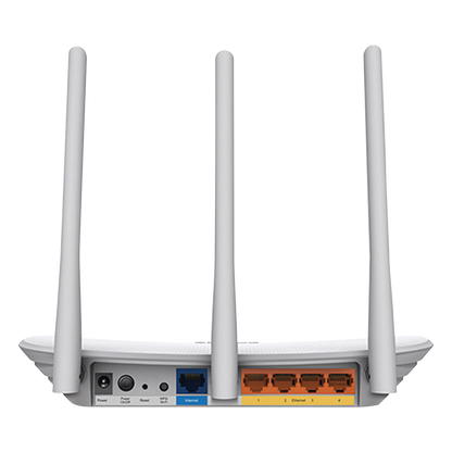 Router Inalámbrico WISP, 2.4 GHz, 300 Mbps, 3 antenas externas omnidireccional 5 dBi, 4 Puertos LAN 10/100 Mbps, 1 Puerto WAN 10/100 Mbps, IPTV, IPV6