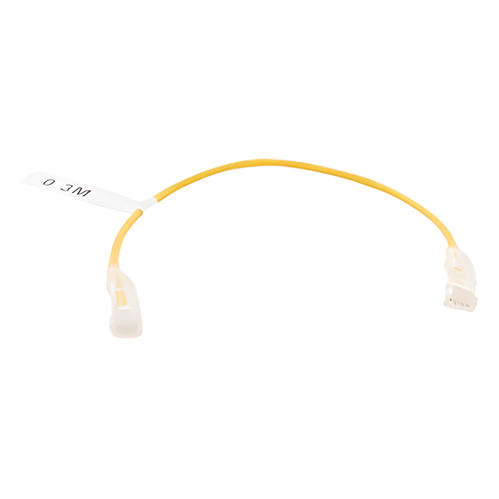 Cable de Parcheo Slim UTP Cat6 - 30 cm (11.81 Pulgadas) Amarillo Diámetro Reducido (28 AWG)