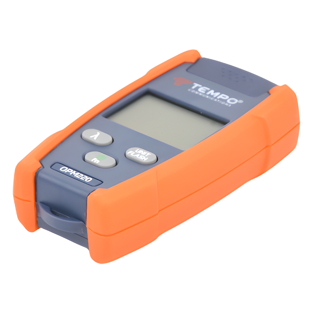 Medidor de Alta Potencia (Micro OPM) para Fibra Óptica con Localizador Visual de Fallos (VFL), Entrada Universal de 2.5 mm (para Conectores SC, ST y