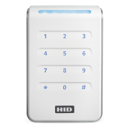 Lector R40 con TECLADO SIGNO WHITE Estandar Multitecnologia/ 40KNWS-00-000000/ Garantia de Por Vida/ Pigtail/Wiegand & OSDP