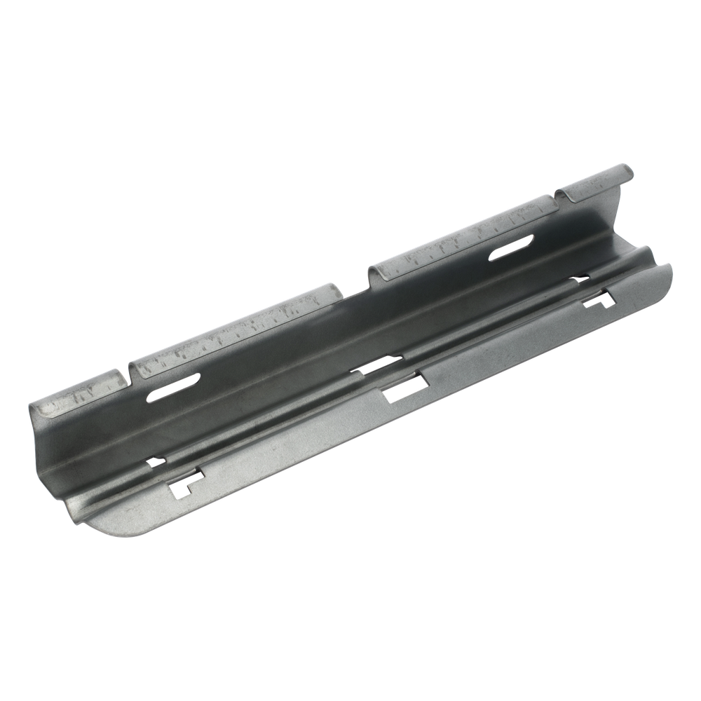 Clip automatico para bandejas de 300 mm adelante, material bimetalico 90% zinc y 10% aluminio sin recubrimiento