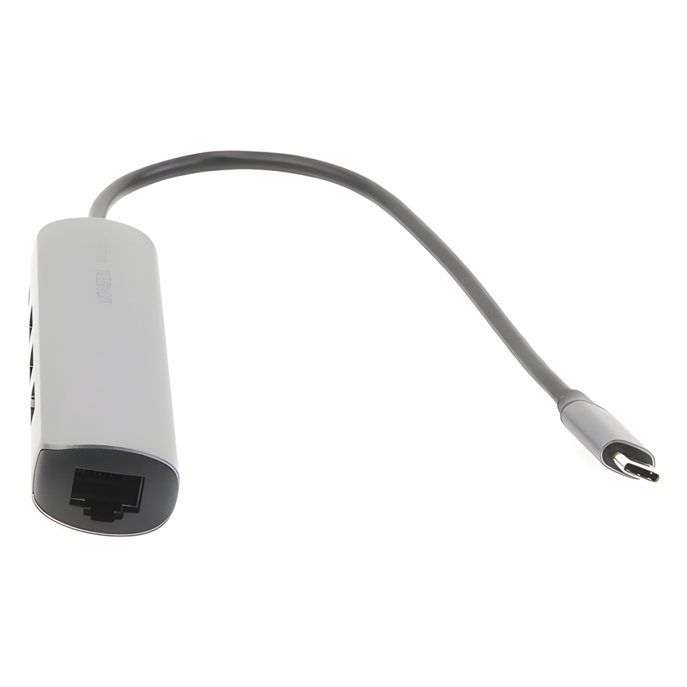 HUB USB-C (Docking Station) 5 en 1 | Ultra Delgado | 2 USB-A 3.1 a (5 Gbps) | HDMI 4K@60Hz | RJ45 (Gigabit Ethernet) | USB-C PD Carga Rápida 100W |