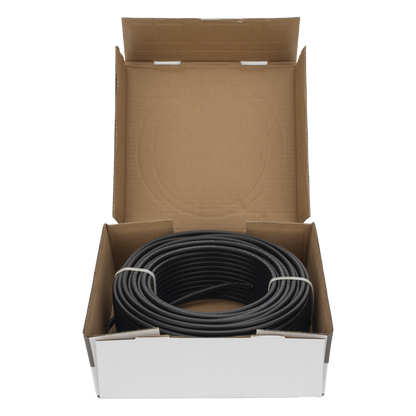 Cable Fotovoltaico Negro / Cobre Estañado / 6 mm² (10 AWG) / 2000V / Rollo de 50 m / / UL 4703 y TUV