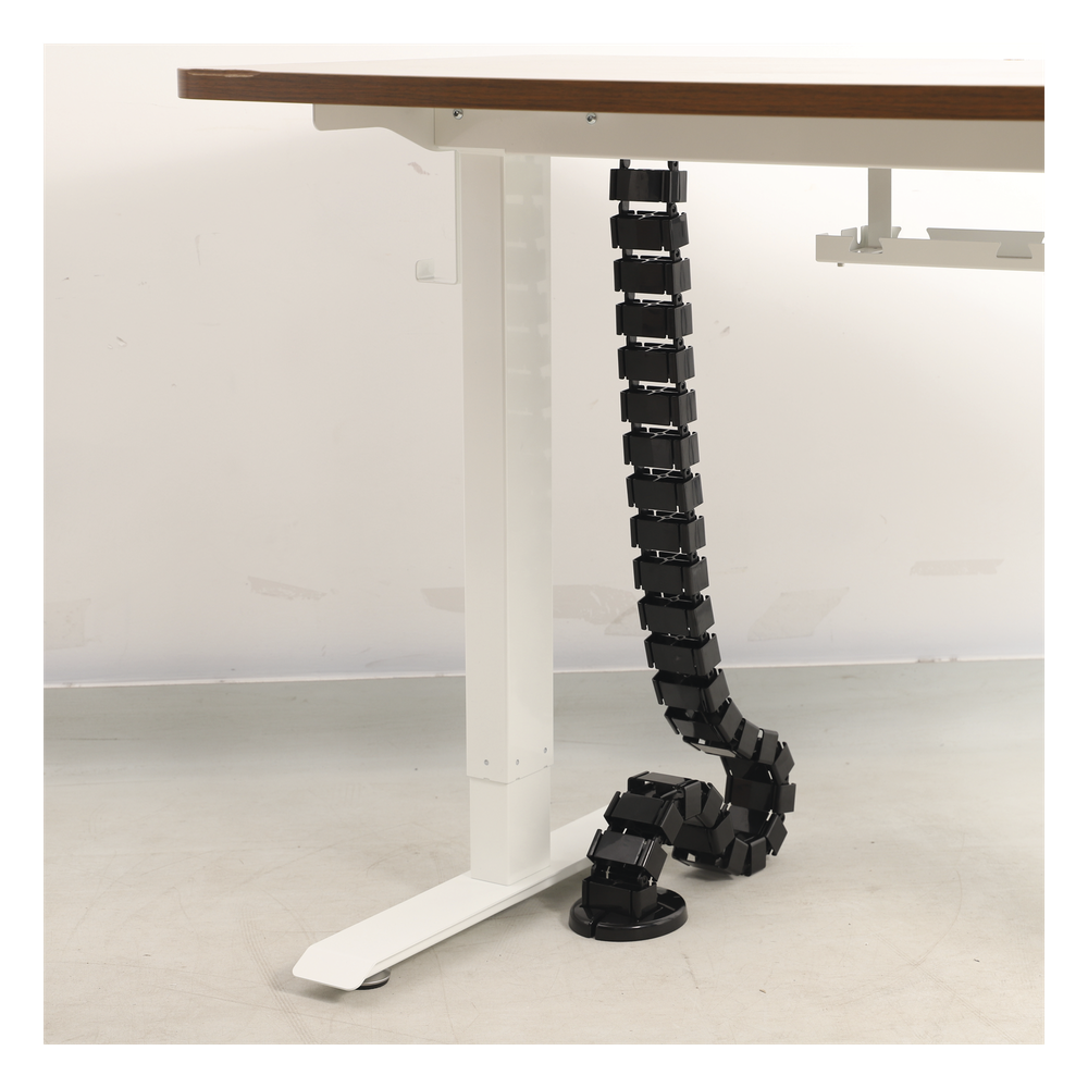 Portacable de Tipo Cadena para Escritorio / Organizador de Cables Vertical Articulado / 1200 mm (47.24 Pulgadas) de Longitud / Evita que los Cables