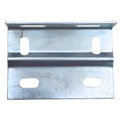 Placa Salida a Tubo, con acabado Electro Zinc
