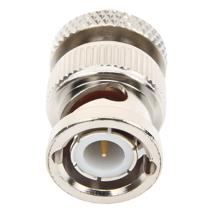 Adaptador en Línea de Conector SMA Hembra a BNC Macho, Níquel/ Oro/ Teflón