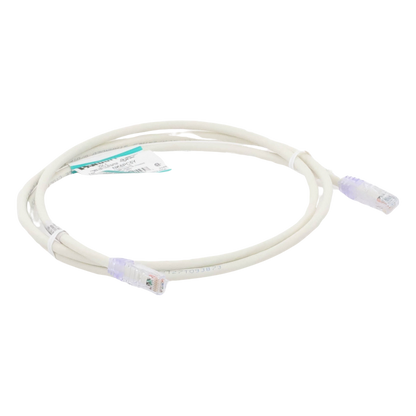 Cable de Parcheo UTP Categoría 6, con Plug Modular en Cada Extremo - 1.5 Metros (4.92 Pies) - Blanco Mate