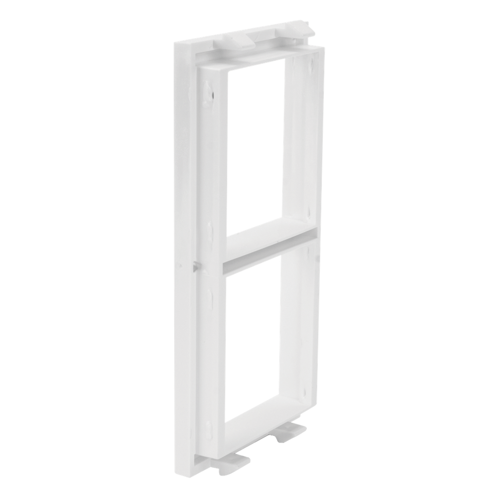 Placa Adaptadora Para Instalar Módulos en Cajas Para Piso Falso SM-CPF-2, SM-CPF-4, SM-CPF-6 y Para Pavimento SM-CPAV-2 y SM-CPAV-4