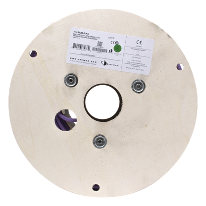 Bobina de Cable Blindado F/UTP de 4 Pares, Z-MAX, Cat6A, Soporte de Aplicaciones 10GBase-T, LS0H (Libre de Gases Toxicos), Color Violeta, 305 Metros