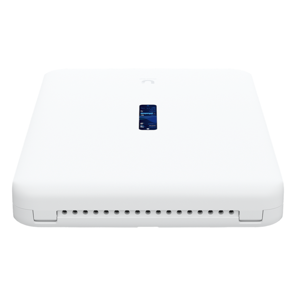 Dream Wall Cloud Gateway 10G Diseñado para Montaje en Pared con WiFi 6 Integrado, Switch PoE de Alta Potencia y Compatibilidad Total con Aplicaciones