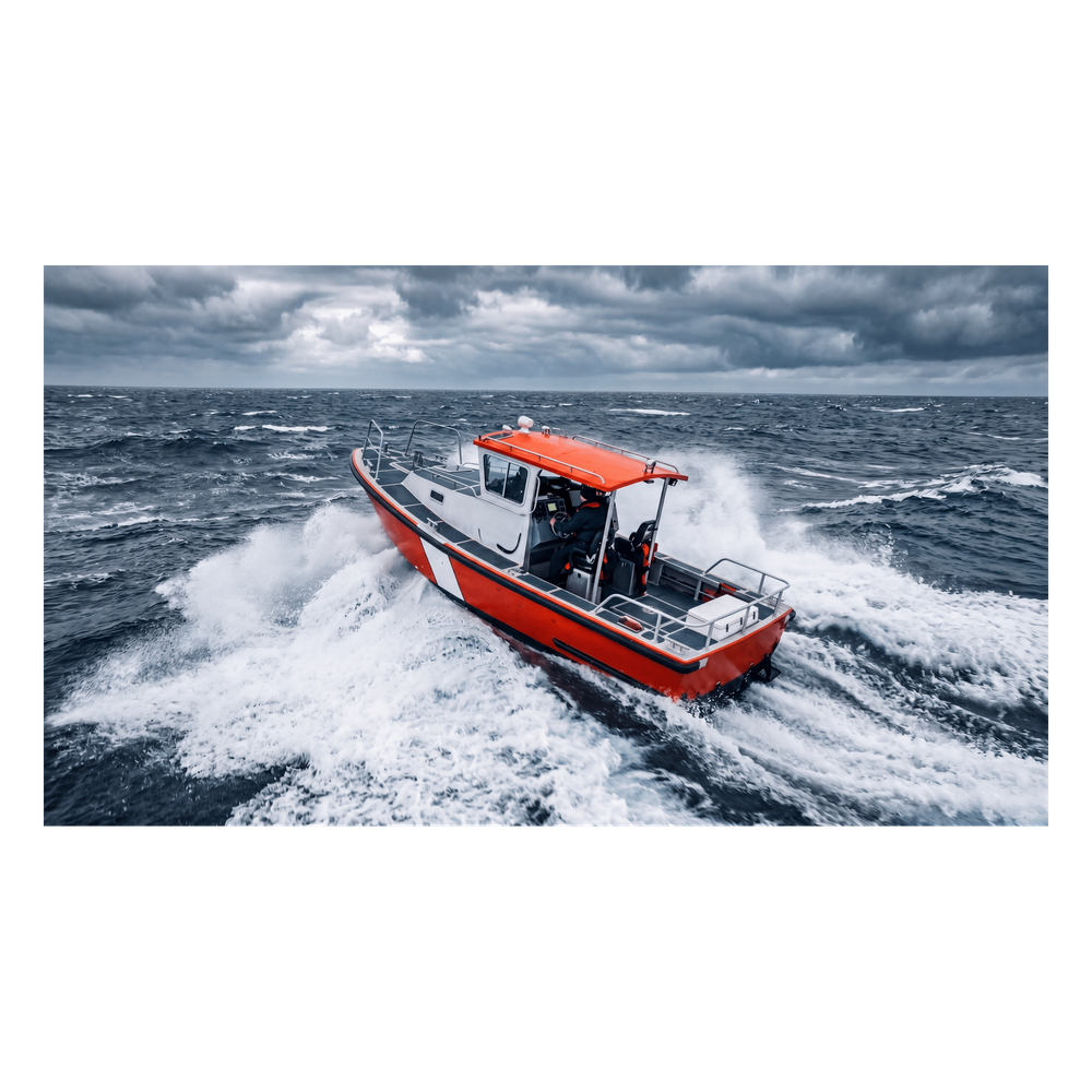 Radio Móvil Marino VHF / 25W / IPX4 / DSC Clase D con GPS / Pantalla LCD / Negro