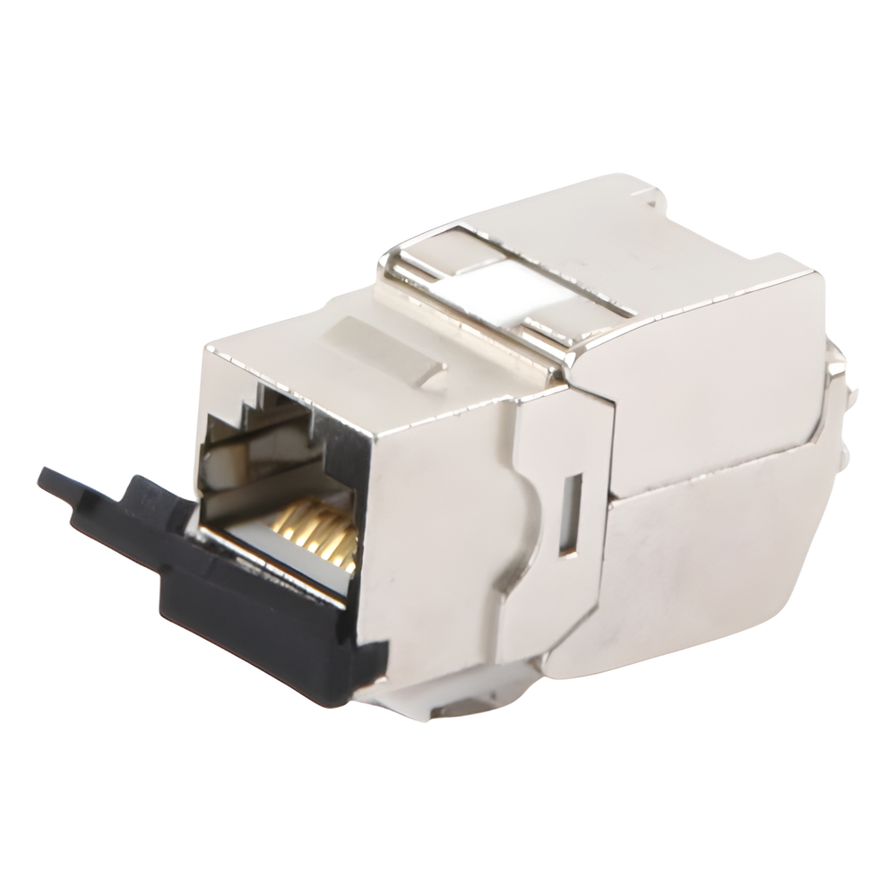 Módulo Jack STP Keystone Toolless (Sin Herramienta) CAT6A con Tapa
