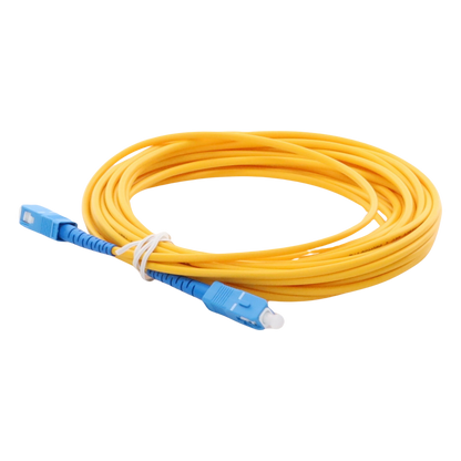 Jumper de Fibra Óptica Monomodo SC/UPC-SC/UPC Simplex de 6 Metros (19.69 Pies), 3mm