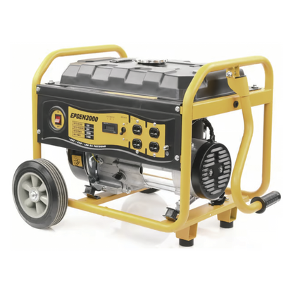 Generador a Gasolina / Planta de Emergencia 3kW (7HP), 110Vca, Encendido de Jalón, Jaula con Ruedas para Fácil Traslado