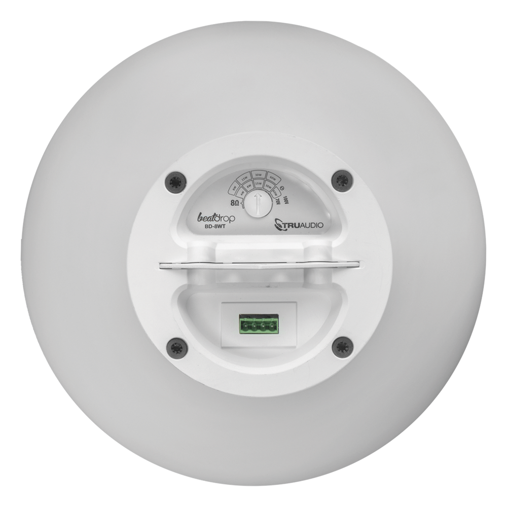 Altavoz colgante | 8 in | 70v /100v | 8 Ohms | 125 Watts | Blanco