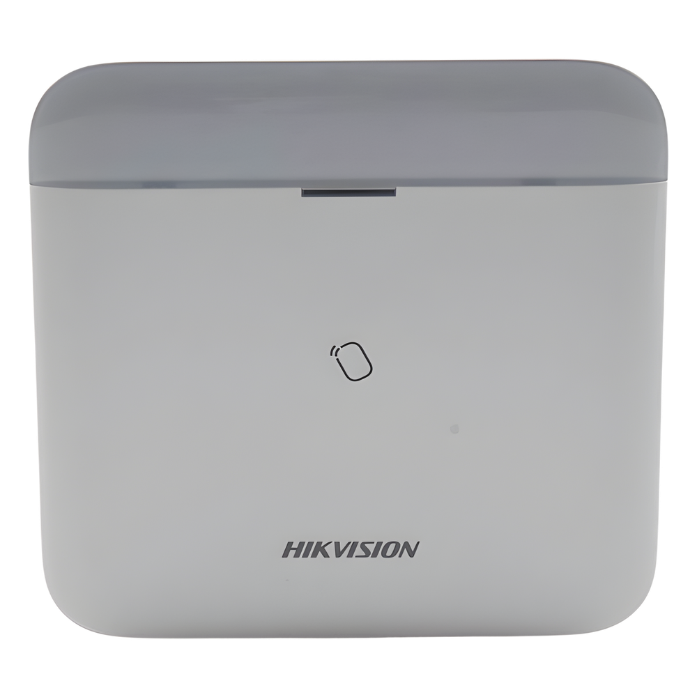 (AX PRO) Panel de Alarma Inalámbrico de Hikvision / Soporta 96 Zonas / GSM 3G/4G, Wi-Fi y Ethernet / Incluye Batería de respaldo / Compatible con los