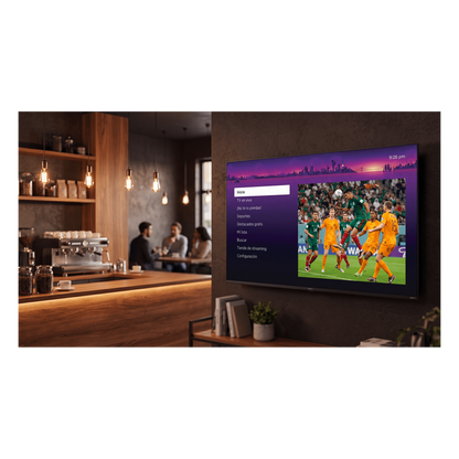 ROKU SmartTV QLED 50 Pulgadas / Resolucion 4K UHD / Dolby Audio / 3 puertos HDMI / WiFi / VESA 200x200 mm