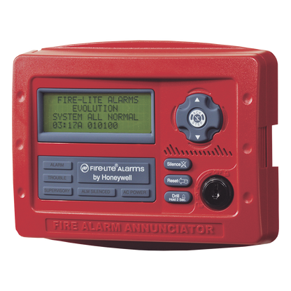 Anunciador remoto LCD de 80 caracteres para paneles de detección de incendio direccionables