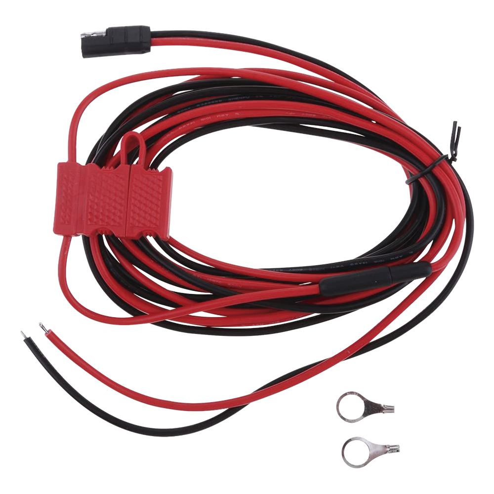 Arnés de Corriente 12 V / 20 A con Portafusible y Fusible de 15 A / Cable 3 m (9.8 ft) Calibre 14 AWG / Radios Móviles Motorola GM300, PRO3100