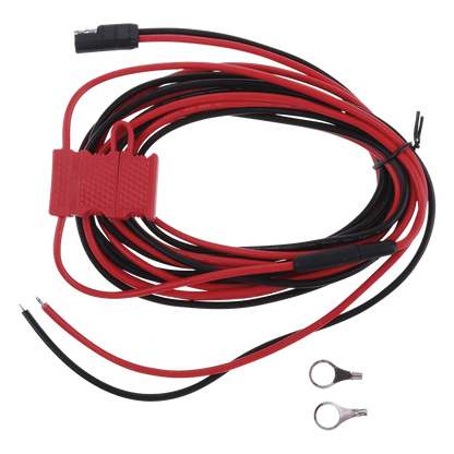 Arnés de Corriente 12 V / 20 A con Portafusible y Fusible de 15 A / Cable 3 m (9.8 ft) Calibre 14 AWG / Radios Móviles Motorola GM300, PRO3100