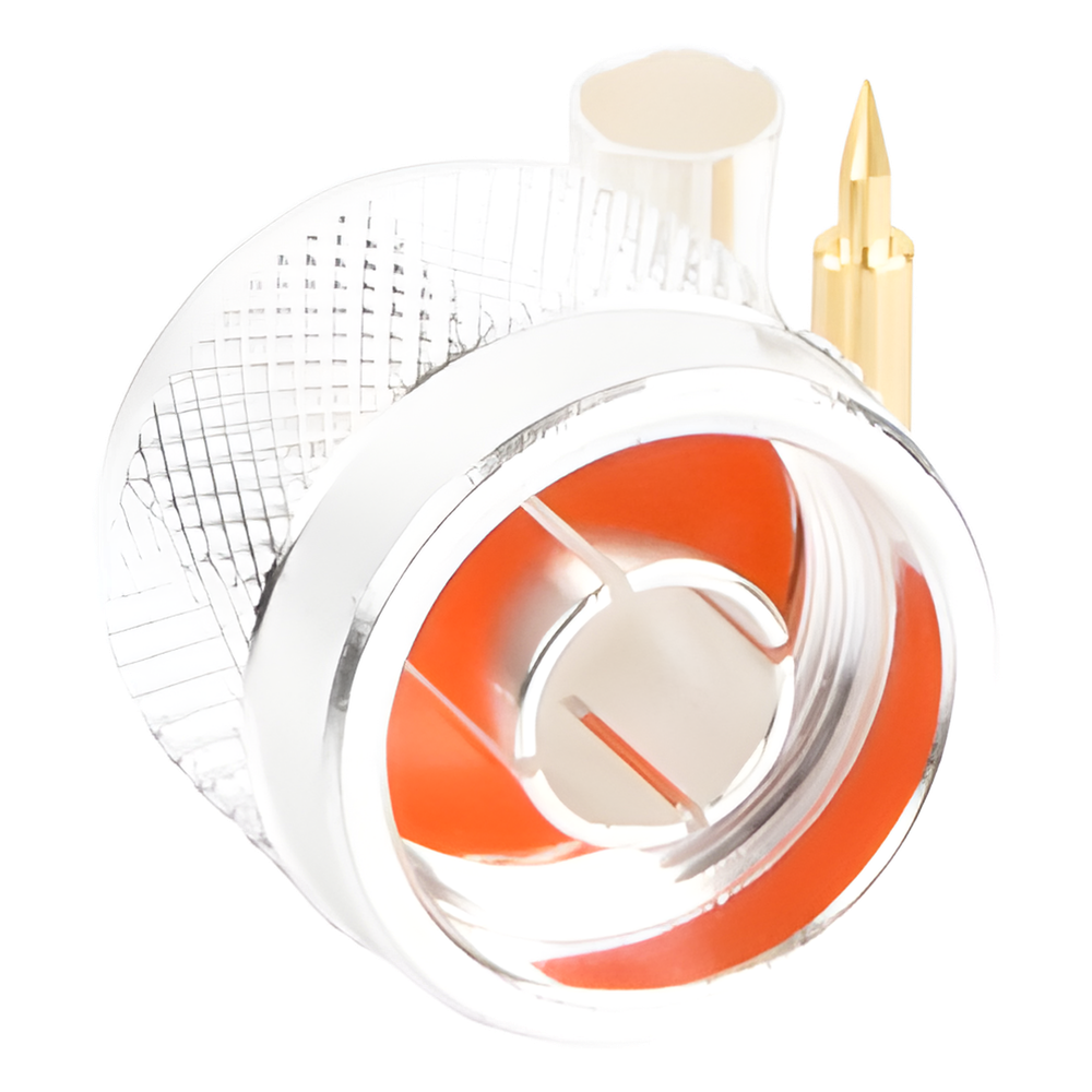 Conector N Macho de Anillo Plegable para Cable LP-195, RG-58/U, Plata/ Oro/ Teflón