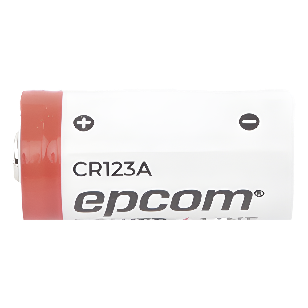 Batería de Litio CR123A / 3V / 1300 mAh / No Recargable / Acero Inoxidable / Operación -40°C a +60°C