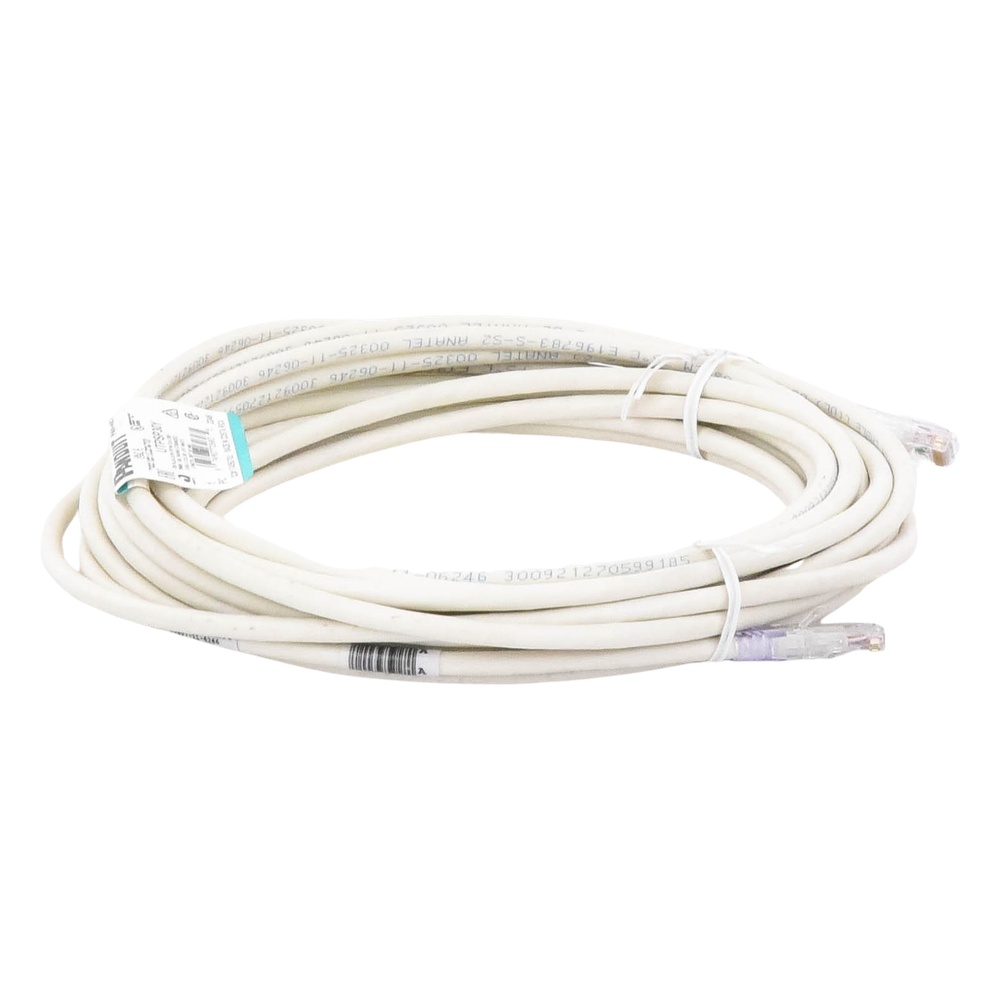 Cable de Parcheo TX6, UTP Cat6, 24 AWG, CM, Color Blanco Mate, 9.14 Metros (30 Pies)