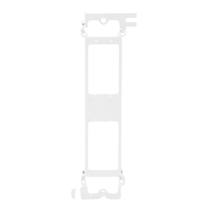 Montaje de Pared para Panel de Parcheo de 12 Puertos, Color Blanco