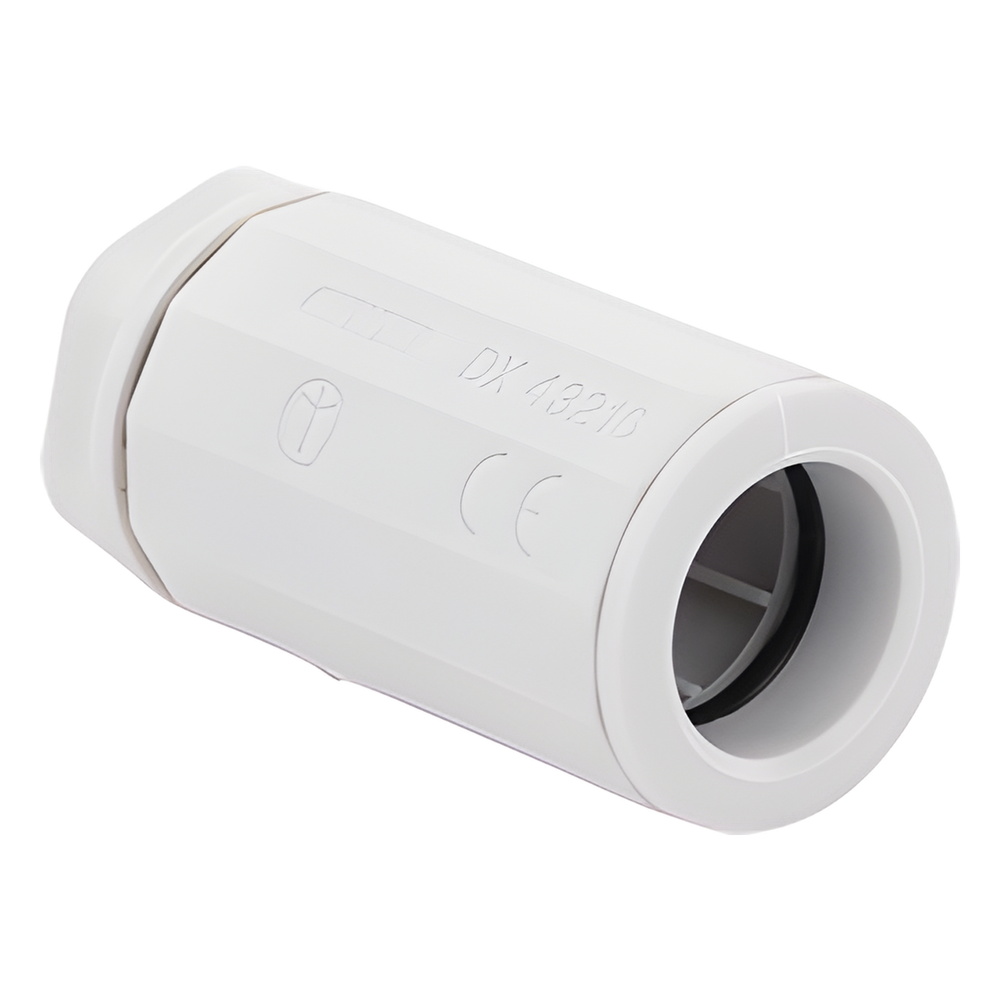 Conector de tubería rígida a caja (Racor), PVC Auto-extinguible, de 16 mm