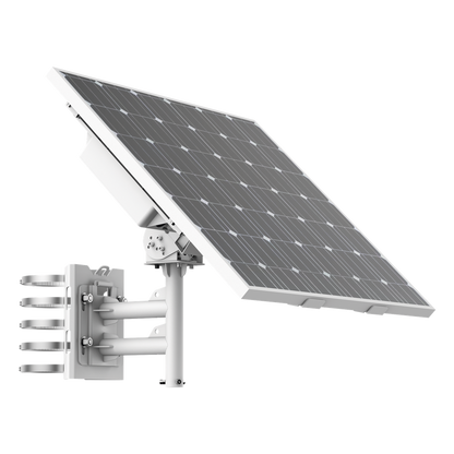 Kit Solar de alimentación / Panel Solar / Batería de Respaldo de Litio 360 Wh / 2 Salidas de 12 Vcd / Accesorios de Instalación / Uso en Exterior IP66