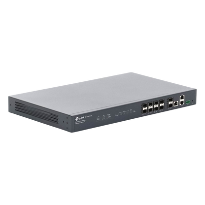 Deltra Stream - OLT de 8 Puertos GPON / Conexión Hasta 1,024 ONUs / 1 Puerto Gigabit RJ45 Uplink / 2 Puertos SFP+ 10GbE Uplink / Fuentes Redundantes
