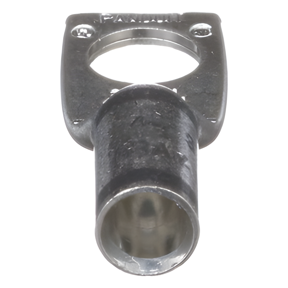 Zapata de compresión LCA4-38-L, para cal. 4 Awg, Barreno para tornillo prisionero de 3/8, 1 Pz