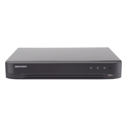 [Dual Light] Kit TurboHD 3K (5 Megapixel) / DVR 4 Canales / 4 Cámaras Bala para Exterior y Metal / Micrófono Integrado / Accesorios de Interconexión